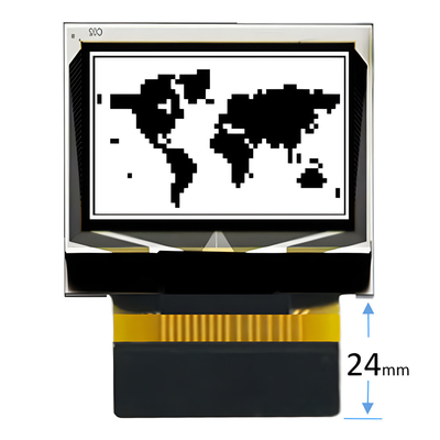 0.42 pulgadas pequeña pantalla OLED 72x40 gráfica ZIF conexión SPI y IIC Interfaz