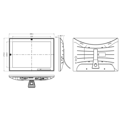 10 pulgadas de soporte AIO Tablet PC con fuente de alimentación POE 8G + 128G con Android 12.0 OS