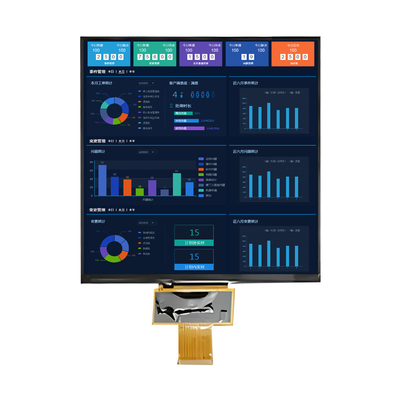 Display LCD TFT de 7,6 pulgadas legible a la luz del sol 1000 Nits 800x800 píxeles Tipo cuadrado de pantalla IPS