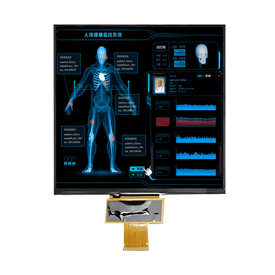Panel LCD de alto brillo 1000 Nits 7,6 pulgadas IPS Cuadrado TFT Pantalla LCD 800x800 puntos con interfaz MIPI