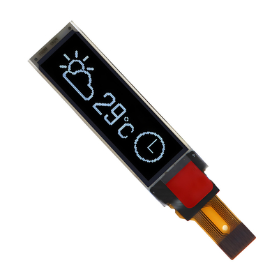 0Modulo de pantalla OLED delgado de.87 pulgadas 128x32 píxeles Interfaz I2C Texto blanco/azul