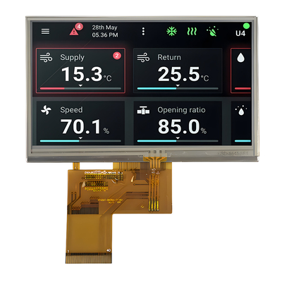 4Módulo LCD IPS TFT de 3 pulgadas con resolución de 480x272 píxeles y interfaz RGB