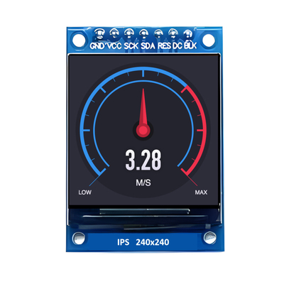 1.3" 1,33 pulgadas TFT pantalla LCD 240x240 píxeles SPI controlador de interfaz periférica en serie