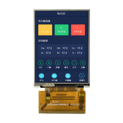 TFT LCD suministro de fábrica 2.4 pulgadas QVGA 240x320 puntos MCU&RGB Interfaz con RTP