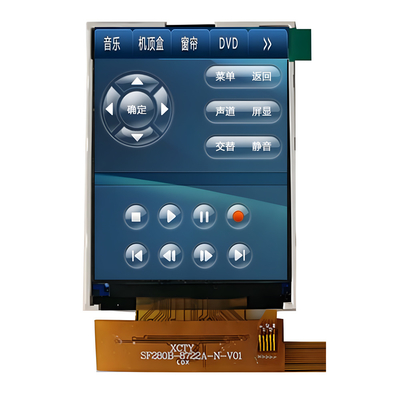 2.8 pulgadas TFT LCD Manufacturer China 240x320 puntos TN SPI Interfaz en serie
