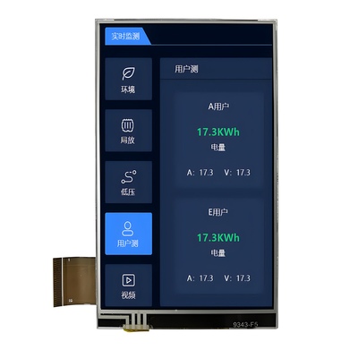 4 pulgadas de pantalla táctil TFT LCD de pantalla TFT China suministro de fábrica Interfaz RGB