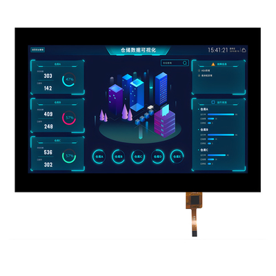 Pantalla táctil TFT de 7 pulgadas con IK08 Konning Gorilla 2 Vidrio de cubierta, dureza de superficie> 7H