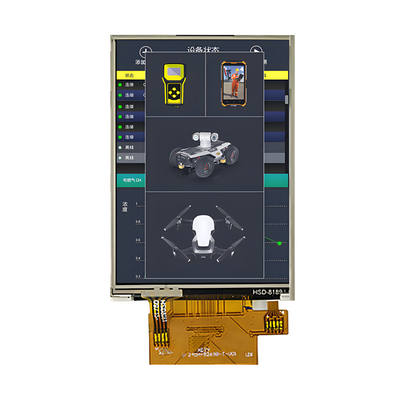 2.4 pulgadas Alto brillo 800 nits IPS TFT Display 240x320 módulo de matriz de puntos