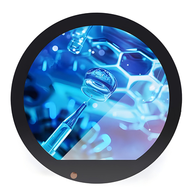 2 ruedas LCD TFT automotriz 3.6 pulgadas 544x506 RGB pantalla circular