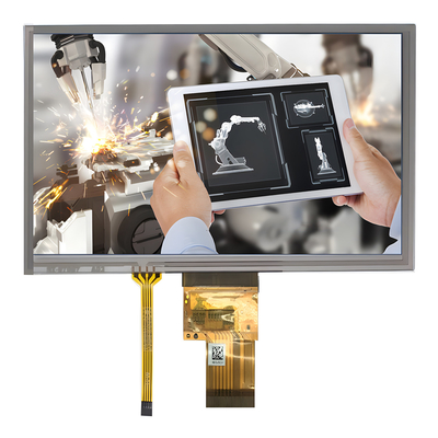 9 pulgadas 800*480 puntos TFT Modulo RGB 50Pin Interfaz con RTP 400cd/M2 grado industrial