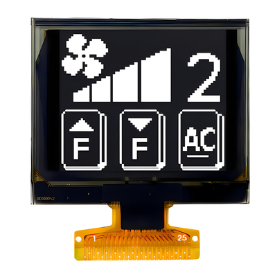 1Modulo de pantalla OLED monocromático de.5 pulgadas 128x128 Interfaz de controlador IC SH1107 SPI