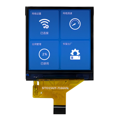 Interfaz SPI 1.54 pulgadas TFT Display 240x240 puntos 10 pin conexión ZIF