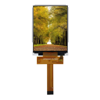 3.2 pulgadas SPI TFT LCD Display 240*320 píxeles ZIF FPC 18 pin ST7789V/ILI9341 IC del conductor