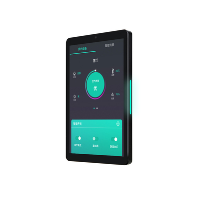 PC de 8 pulgadas Android Smart Tablet montado en la pared con soporte para Zigbee POE RS 485