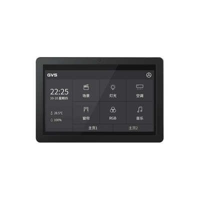 10.1 pulgadas Panel de control de hogar inteligente Asistente para el hogar con LED para placas de puerta inteligentes