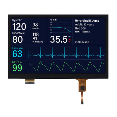 Módulo de pantalla TFT de 7 pulgadas con pantalla táctil capacitiva 1024x600 IPS Interfaz MIPI de grado automotriz