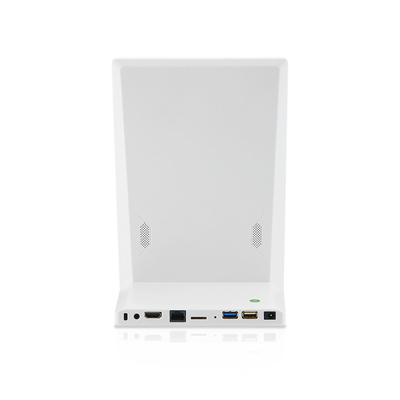 Display de pantalla táctil Android de 10,1 pulgadas en forma de L con RJ45 POE y HDMI