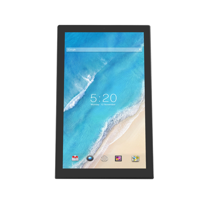 Monitor de pantalla táctil Android de 14 pulgadas en forma de L Con memoria integrada de 2 GB + 16 GB con HDMI RJ45 POE