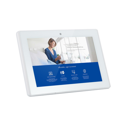 Pantalla táctil Android de 8 pulgadas montada en la pared con pantalla IPS de 1280x800 todo en un tablet PC