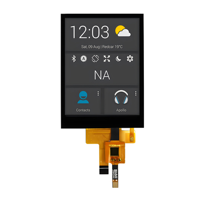 2Display IPS TFT de 8 pulgadas con conexión óptica de 400 nits Interfaz SPI IIC