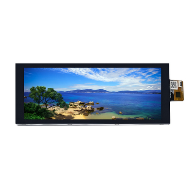 Alta luminosidad 800nits 6.86 pulgadas IPS TFT LCD 1280*480 puntos Interfaz MIPI con CTP
