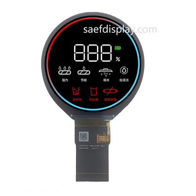 Display Tft de 2,8 pulgadas para automóviles Interfaz SPI+RGB 480*480 Pantalla LCD circular circular