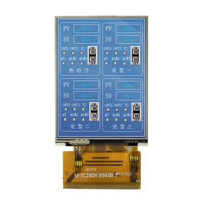 Pantalla LCD TFT de 2,4 pulgadas 240x320 QVGA Interfaz MCU / RGB con pantalla táctil resistiva