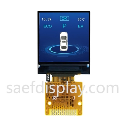 Mini LCD cuadrado de 0,85 pulgadas 128 * 128 IPS TFT LCD Modulo de visualización SPI pequeño cuadrado GC9107 12Pin