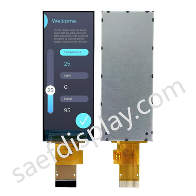 2Display IPS TFT LCD de 2 pulgadas 200x480 Resolución Interfaz MIPI 500 Nits Brillo para imágenes claras