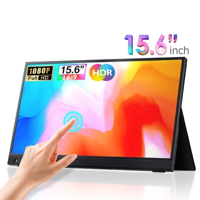 FHD 1920*1080 Monitor táctil portátil de 15,6 pulgadas IPS Display para modos de visualización flexibles y ángulo de visión amplio
