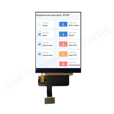 Alto brillo 2.8 pulgadas TFT LCD Modulo 480x640 RGB Interface Display Envío rápido EE.UU. Cumplimiento REACH RoHS Compatible