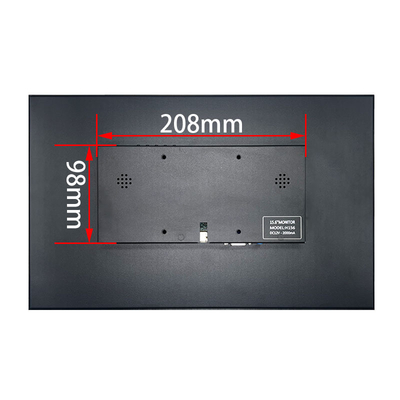 15Display de pantalla táctil de metal de 6 pulgadas - Full HD 1920×1080 Panel IPS, toque capacitivo de 10 puntos, durabilidad industrial