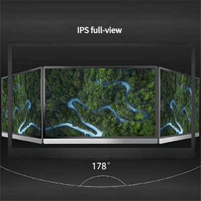 Pantalla táctil de metal de grado industrial de 15,6 pulgadas, panel IPS Full HD 1920x1080 con 10 puntos táctiles capacitivos