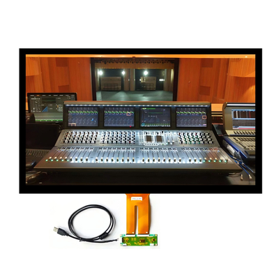 Pantalla TFT industrial de 21.5" con 10 puntos táctiles | Full HD 1920x1080 | Interfaz LVDS dual | 2 años de garantía