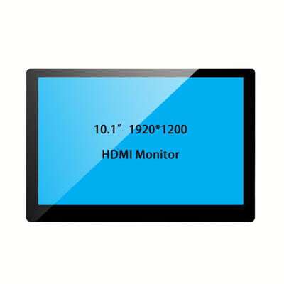 10.1 pulgadas 1920×1200 HD pantalla táctil monitor de 10 puntos de toque, carcasa de plástico, de montaje en la pared