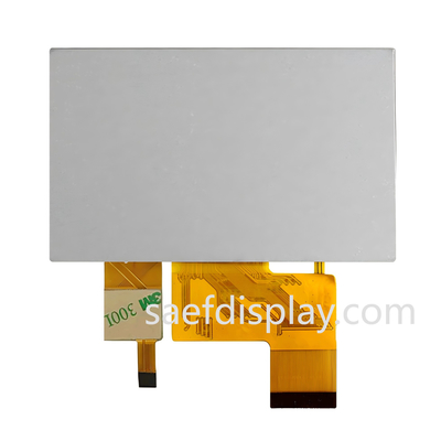 LCD TFT IPS de 4.3" 1000nit | 480×272 RGB | Táctil Capacitivo | Paralelo RGB de 24 bits | -30°C a +80°C (EE. UU./Alemania)