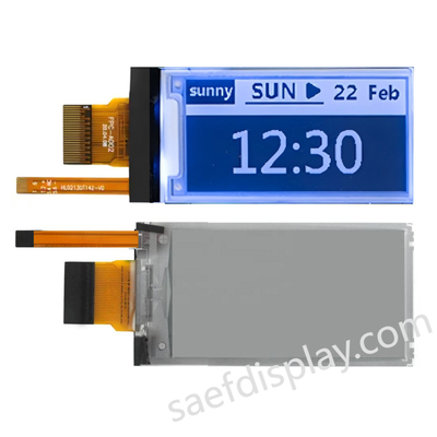 Pantalla E-ink de 2.13" con Luz Frontal | 122×250 | Refresco Parcial de 0.3s | Interfaz SPI | CTP Personalizado