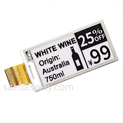Módulo de pantalla E Ink de 2.13" - 122×250 SPI, Ultra bajo consumo, e-Paper de grado industrial ESL | Directo de fábrica