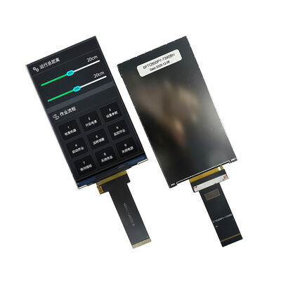 Módulo de pantalla LCD TFT de 5 pulgadas, 480x854 interfaz RGB. Grado industrial, alta temperatura (-20 ° C ~ 70 ° C para EE.UU. y Alemania.