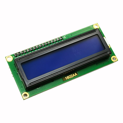 alfanumérico azul del paralelo 5V del Mpu 8bit de la exhibición del LCD del carácter 16x2 1602 pequeño