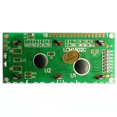 alfanumérico azul del paralelo 5V del Mpu 8bit de la exhibición del LCD del carácter 16x2 1602 pequeño
