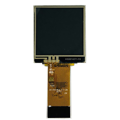 Pantalla de pantalla LCD cuadrada de 128x128 de 1,44 pulgadas TFT LCD de 8 bits Interfaz MPU Tipo de conexión de enchufe