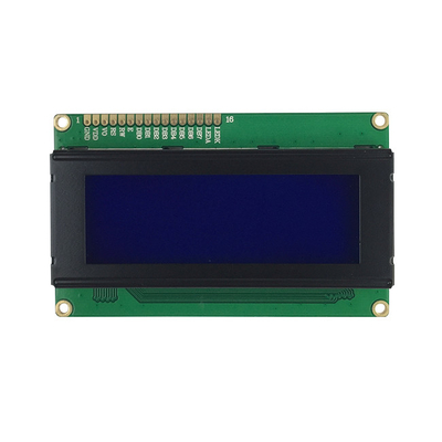 20x4 el carácter monocromático LCD exhibe la negativa azul del MPU STN del Pin 8bit de LCM 16