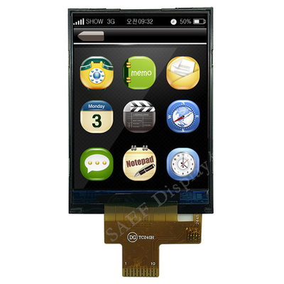 Pantalla TFT industrial de 2,4 pulgadas ST7789V SPI 240x320 Retrato para equipos y instrumentos de prueba