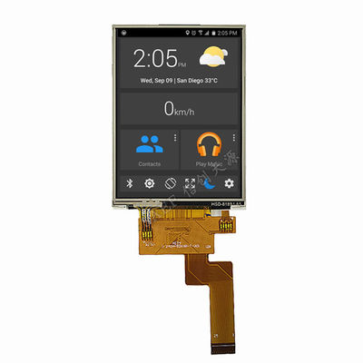 2.4 pulgadas IPS TFT módulo LCD con RTP Touch. 240x320, Interfaz MCU, grado industrial