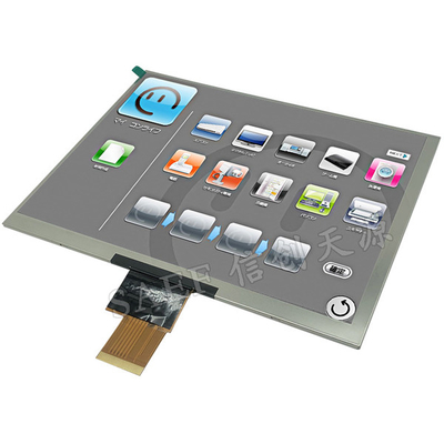 Interfaz LVDS 8 pulgadas IPS TFT módulo LCD 1024x768 Resolución Ángulo de visión completo