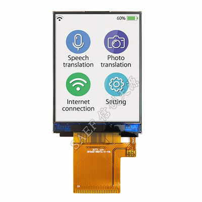 TFT LCD 2.4 pulgadas 240x320 puntos 2.4 " TFT Display Interfaz MCU ZIF Conexión FPC