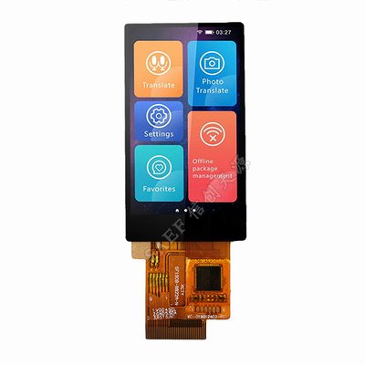 1.9" IPS CTP TFT pantalla LCD con interfaz SPI/RGB, 350cd/M2 1,9" TFT para sistemas embebidos y productos de consumo