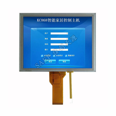 8" 800x600 la pantalla LCD táctil industrial RGB interconecta Pin 50