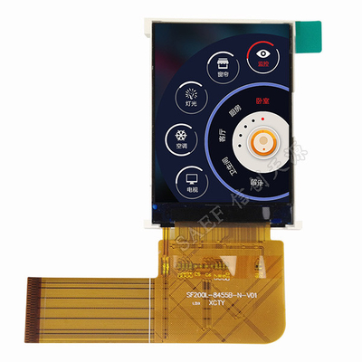 Pantalla TFT LCD de 2.0" de 240x320 pulgadas Tipo IPS Ángulo de visión completo con interfaz SPI+RGB e ILI9335 IC Pantalla TFT LCD
